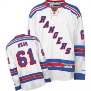 Youth Reebok New York Rangers 61 Rick Nash White Away Jersey - Authentic