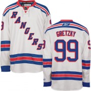 Youth Reebok New York Rangers 99 Wayne Gretzky White Away Jersey - Authentic