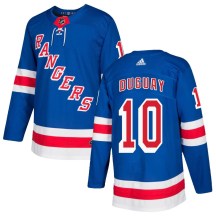 Men's Adidas New York Rangers Ron Duguay Royal Blue Home Jersey - Authentic