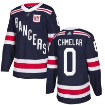 Men's Adidas New York Rangers Jaroslav Chmelar Navy Blue 2018 Winter Classic Home Jersey - Authentic