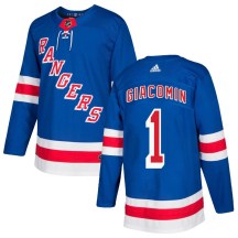 Youth Adidas New York Rangers Eddie Giacomin Royal Blue Home Jersey - Authentic