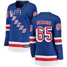 Women's Fanatics Branded New York Rangers Brett Berard Blue Home Jersey - Breakaway