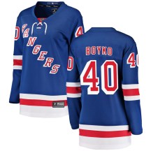 Women's Fanatics Branded New York Rangers Talyn Boyko Blue Home Jersey - Breakaway