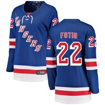 Women's Fanatics Branded New York Rangers Nick Fotiu Blue Home Jersey - Breakaway