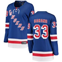 Women's Fanatics Branded New York Rangers Dylan Garand Blue Home Jersey - Breakaway