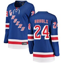 Women's Fanatics Branded New York Rangers Bo Groulx Blue Home Jersey - Breakaway