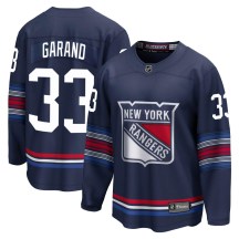 Youth Fanatics Branded New York Rangers Dylan Garand Navy Breakaway Alternate Jersey - Premier