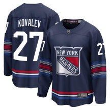 Youth Fanatics Branded New York Rangers Alex Kovalev Navy Breakaway Alternate Jersey - Premier