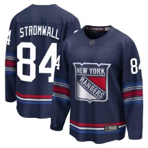 Youth Fanatics Branded New York Rangers Malte Stromwall Navy Breakaway Alternate Jersey - Premier