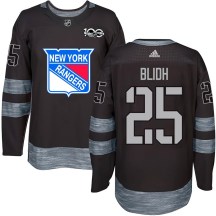 Youth New York Rangers Anton Blidh Black 1917-2017 100th Anniversary Jersey - Authentic