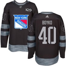 Youth New York Rangers Talyn Boyko Black 1917-2017 100th Anniversary Jersey - Authentic