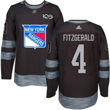 Youth New York Rangers Casey Fitzgerald Black 1917-2017 100th Anniversary Jersey - Authentic