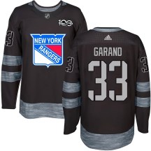 Youth New York Rangers Dylan Garand Black 1917-2017 100th Anniversary Jersey - Authentic