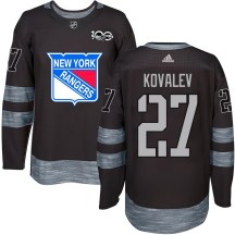 Youth New York Rangers Alex Kovalev Black 1917-2017 100th Anniversary Jersey - Authentic