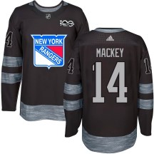 Youth New York Rangers Connor Mackey Black 1917-2017 100th Anniversary Jersey - Authentic