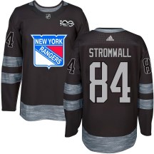 Youth New York Rangers Malte Stromwall Black 1917-2017 100th Anniversary Jersey - Authentic