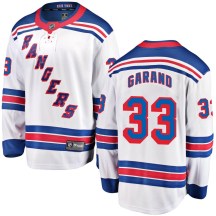 Men's Fanatics Branded New York Rangers Dylan Garand White Away Jersey - Breakaway