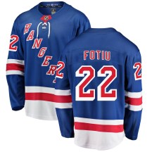 Men's Fanatics Branded New York Rangers Nick Fotiu Blue Home Jersey - Breakaway