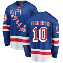 Men's Fanatics Branded New York Rangers Esa Tikkanen Blue Home Jersey - Breakaway