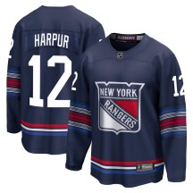 Men's Fanatics Branded New York Rangers Ben Harpur Navy Breakaway Alternate Jersey - Premier