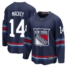 Men's Fanatics Branded New York Rangers Connor Mackey Navy Breakaway Alternate Jersey - Premier