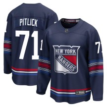 Men's Fanatics Branded New York Rangers Tyler Pitlick Navy Breakaway Alternate Jersey - Premier