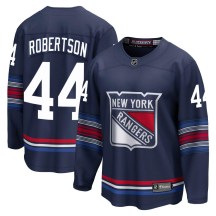 Men's Fanatics Branded New York Rangers Matthew Robertson Navy Breakaway Alternate Jersey - Premier