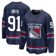 Men's Fanatics Branded New York Rangers Reilly Smith Navy Breakaway Alternate Jersey - Premier