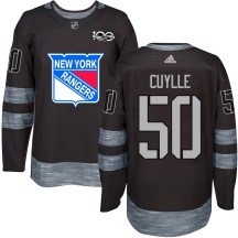 Men's New York Rangers Will Cuylle Black 1917-2017 100th Anniversary Jersey - Authentic