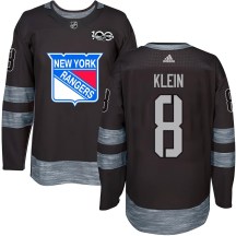 Men's New York Rangers Kevin Klein Black 1917-2017 100th Anniversary Jersey - Authentic