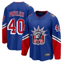 Men's Fanatics Branded New York Rangers Mark Pavelich Royal Special Edition 2.0 Jersey - Breakaway