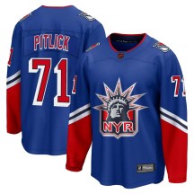 Men's Fanatics Branded New York Rangers Tyler Pitlick Royal Special Edition 2.0 Jersey - Breakaway