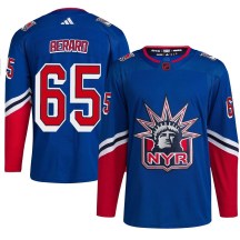 Men's Adidas New York Rangers Brett Berard Royal Reverse Retro 2.0 Jersey - Authentic