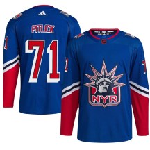 Men's Adidas New York Rangers Tyler Pitlick Royal Reverse Retro 2.0 Jersey - Authentic