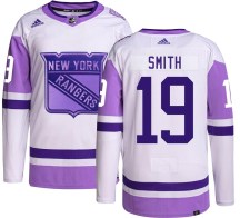 Men's Adidas New York Rangers Reilly Smith Hockey Fights Cancer Jersey - Authentic