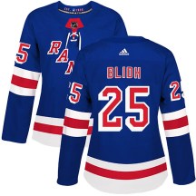 Women's Adidas New York Rangers Anton Blidh Royal Blue Home Jersey - Authentic