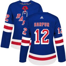 Women's Adidas New York Rangers Ben Harpur Royal Blue Home Jersey - Authentic