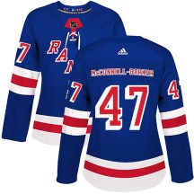 Women's Adidas New York Rangers Bryce McConnell-Barker Royal Blue Home Jersey - Authentic