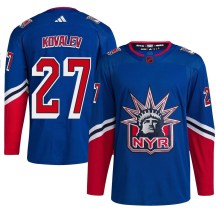 Youth Adidas New York Rangers Alex Kovalev Royal Reverse Retro 2.0 Jersey - Authentic