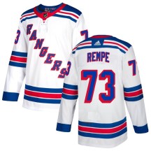 Youth Adidas New York Rangers Matt Rempe White Jersey - Authentic