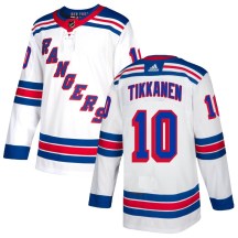 Youth Adidas New York Rangers Esa Tikkanen White Jersey - Authentic