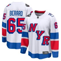 Men's Fanatics Branded New York Rangers Brett Berard White 2024 Stadium Series Jersey - Breakaway