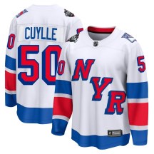 Men's Fanatics Branded New York Rangers Will Cuylle White 2024 Stadium Series Jersey - Breakaway