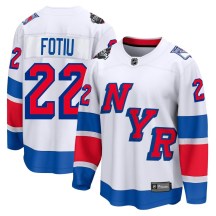 Men's Fanatics Branded New York Rangers Nick Fotiu White 2024 Stadium Series Jersey - Breakaway