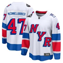 Men's Fanatics Branded New York Rangers Bryce McConnell-Barker White 2024 Stadium Series Jersey - Breakaway