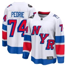 Men's Fanatics Branded New York Rangers Vince Pedrie White 2024 Stadium Series Jersey - Breakaway