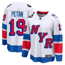 Men's Fanatics Branded New York Rangers Nic Petan White 2024 Stadium Series Jersey - Breakaway