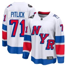 Men's Fanatics Branded New York Rangers Tyler Pitlick White 2024 Stadium Series Jersey - Breakaway