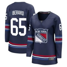 Women's Fanatics Branded New York Rangers Brett Berard Navy Breakaway Alternate Jersey - Premier