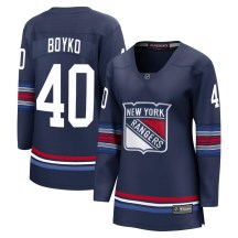 Women's Fanatics Branded New York Rangers Talyn Boyko Navy Breakaway Alternate Jersey - Premier